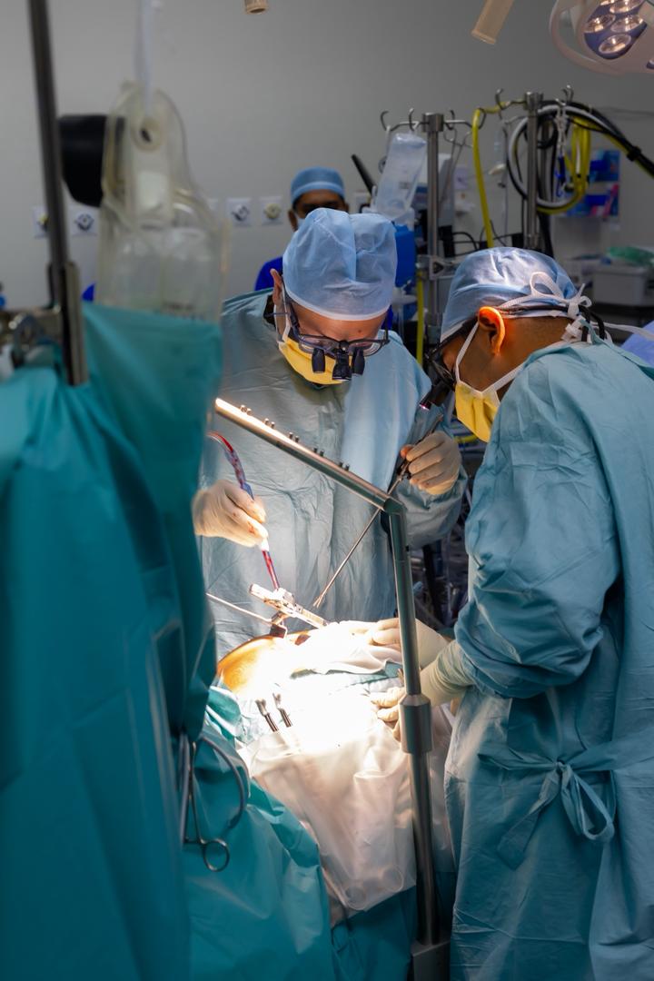 Cardiothoracic surgery — operating theatre